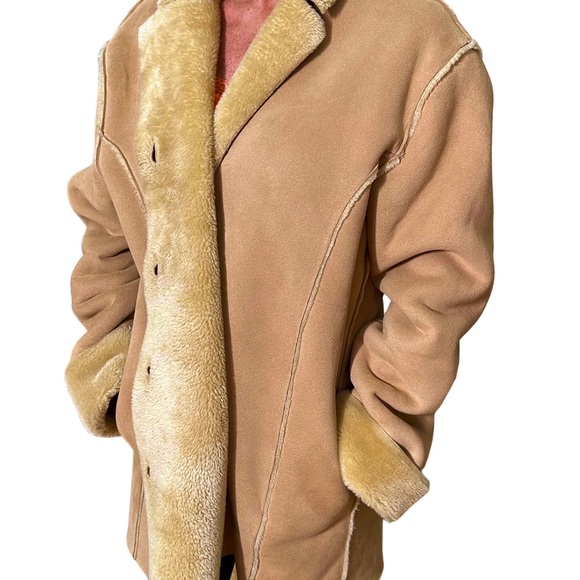 Emma James by Liz Claiborne tan/ camel color jacket Sz XL - Picture 2 of 10